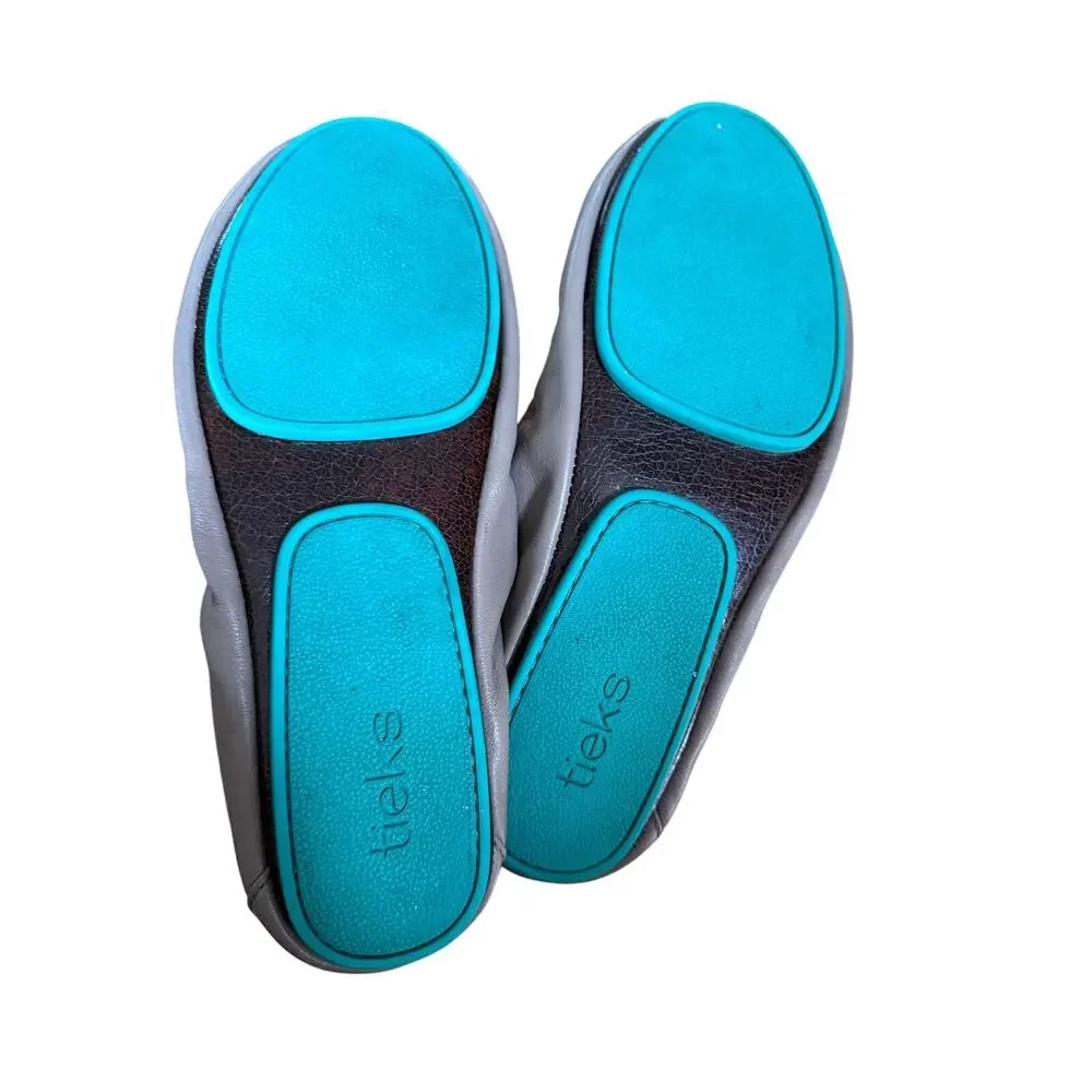 Tieks by Gavrieli‎ taupe leather ballet flats